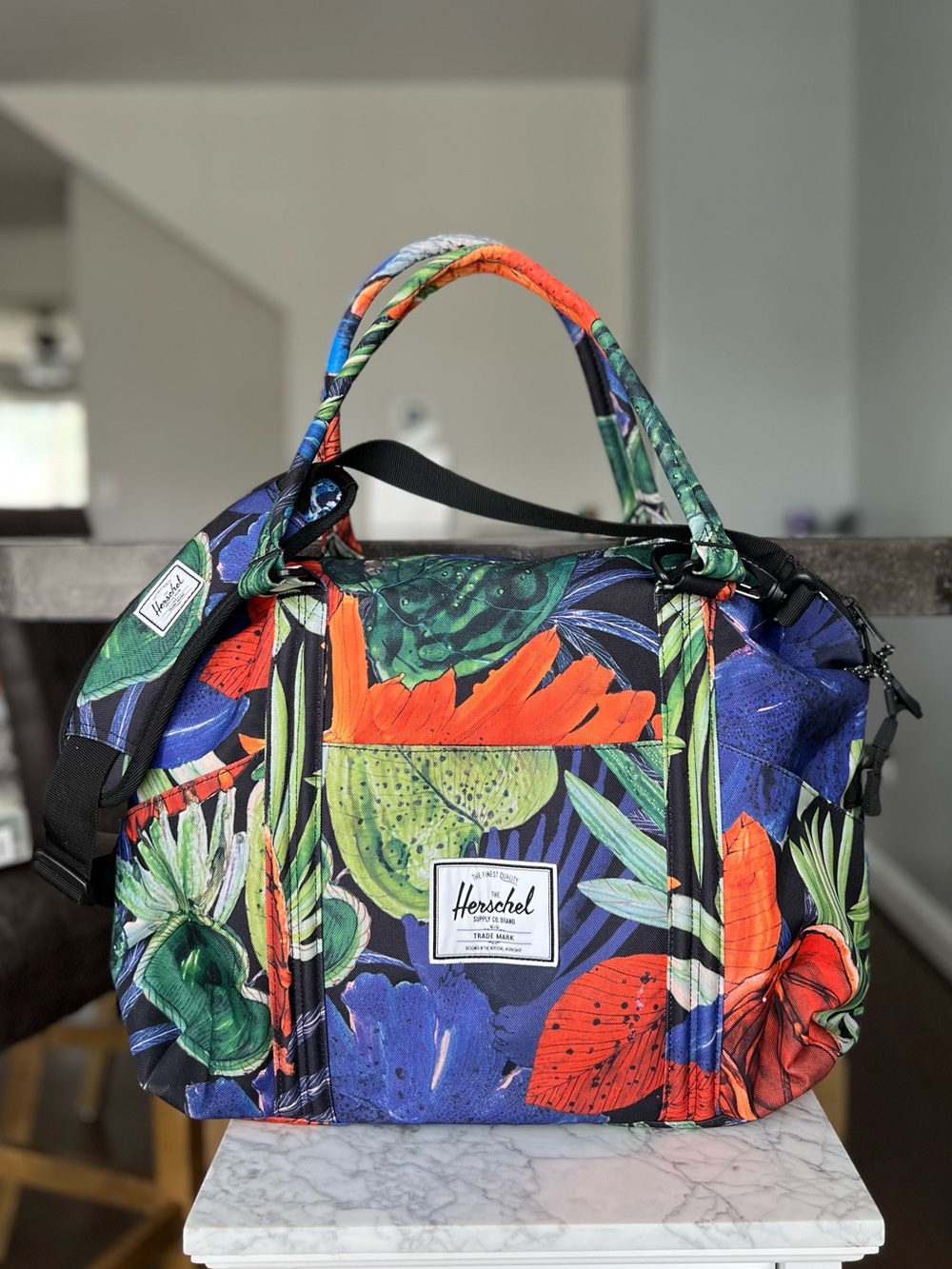 Herschel Supply Floral Travel Duffel Bag